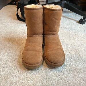 UGG Classic Tan Boots with Shearling